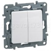 ����������� 2-��������� Legrand Etika 672202 �������� 10�� 250�~, ����. ������ �����																